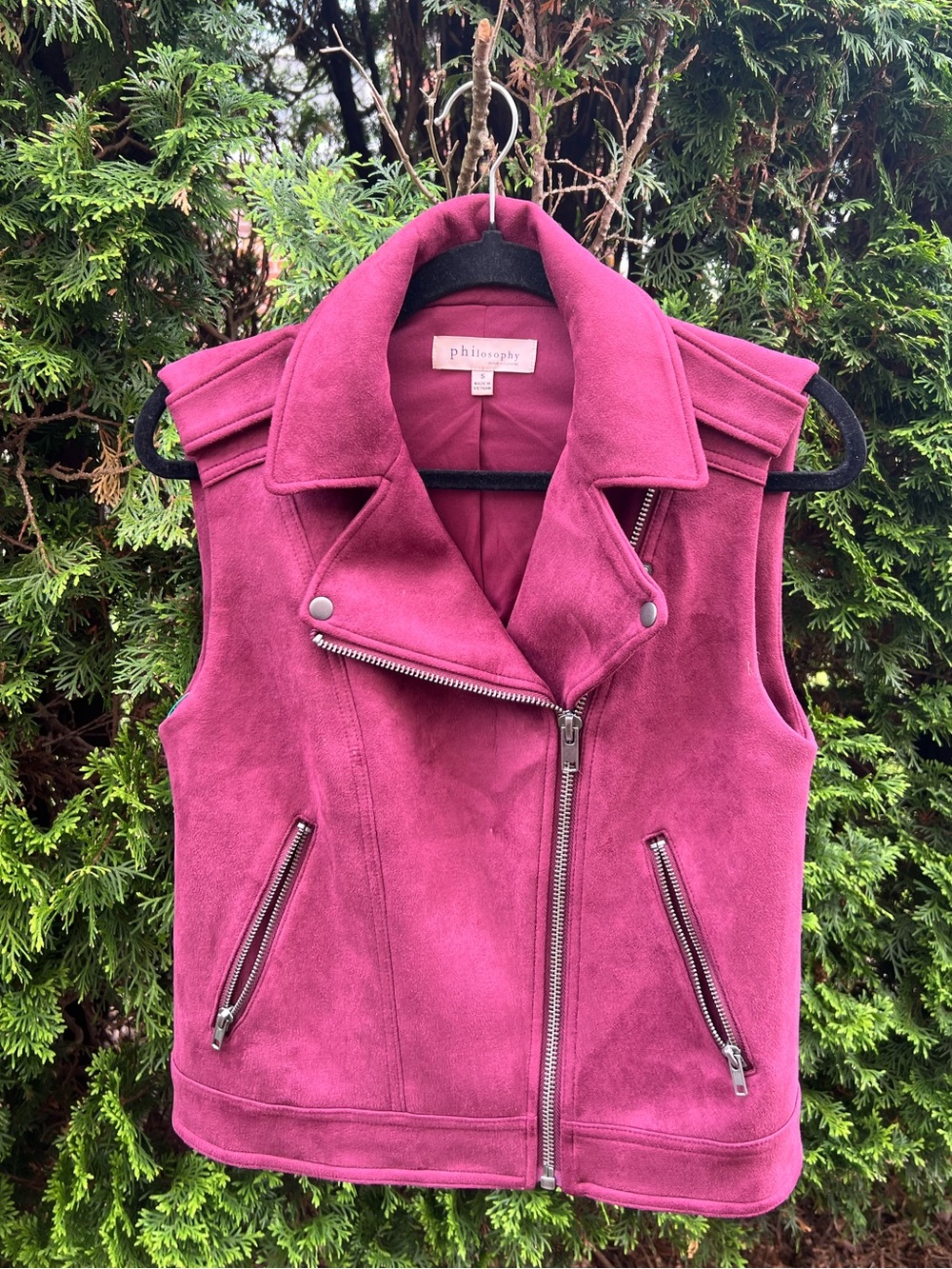 Philosophy Deep Red Vest